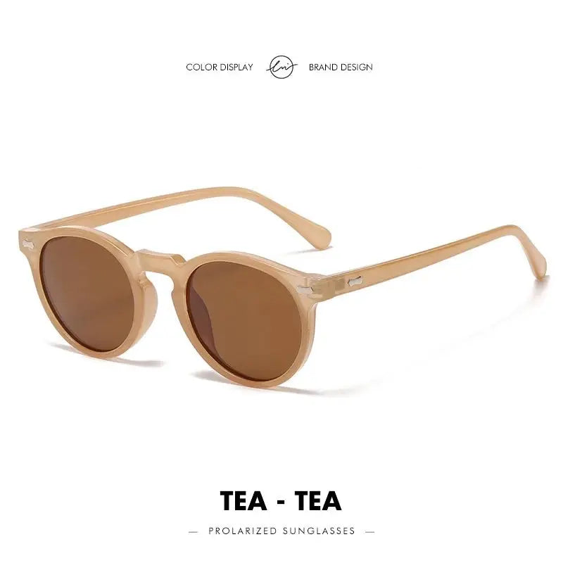 a pair of sunglasses with a wooden frame