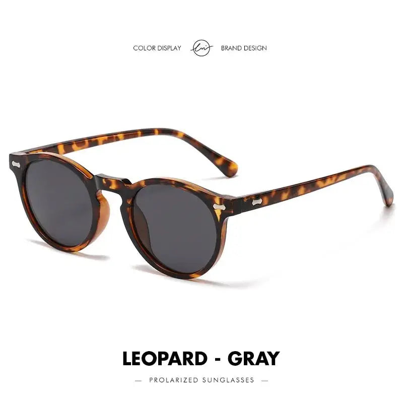 a pair of sunglasses with a leopard print on it