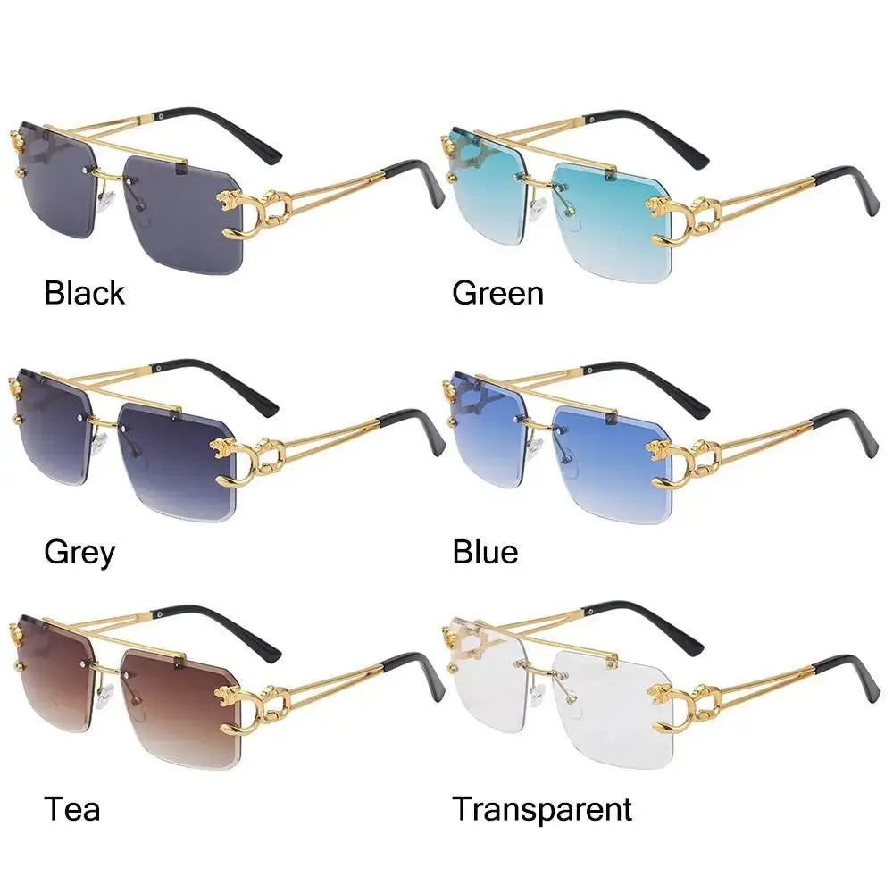 four different styles of sunglasses with different colors