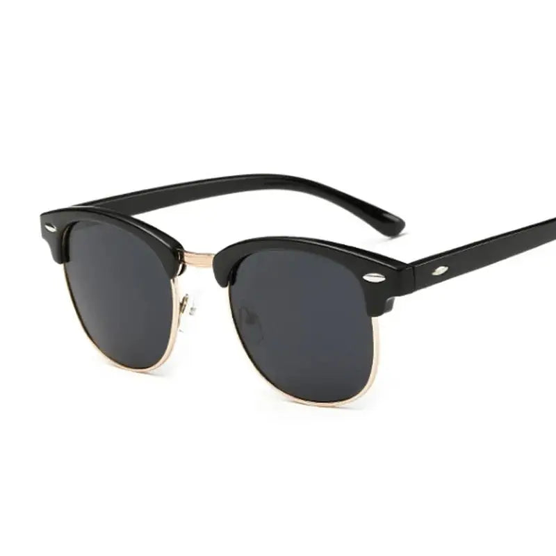 a pair of sunglasses with a black lens