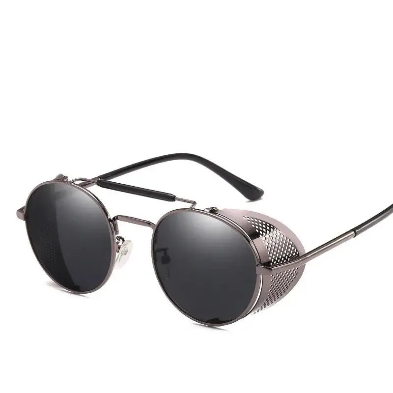 a pair of sunglasses on a white background