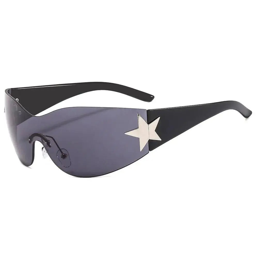 a pair of sunglasses with a star on the side