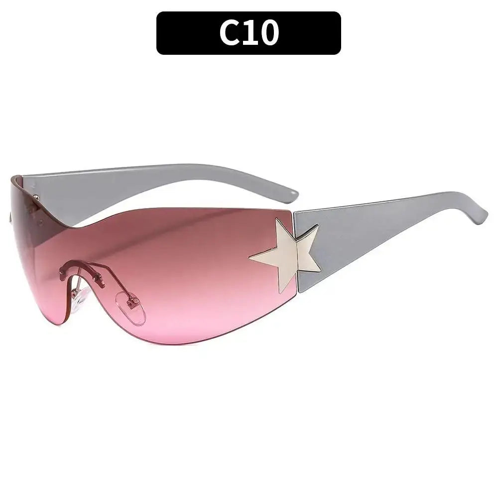 a pair of sunglasses with a star on the side